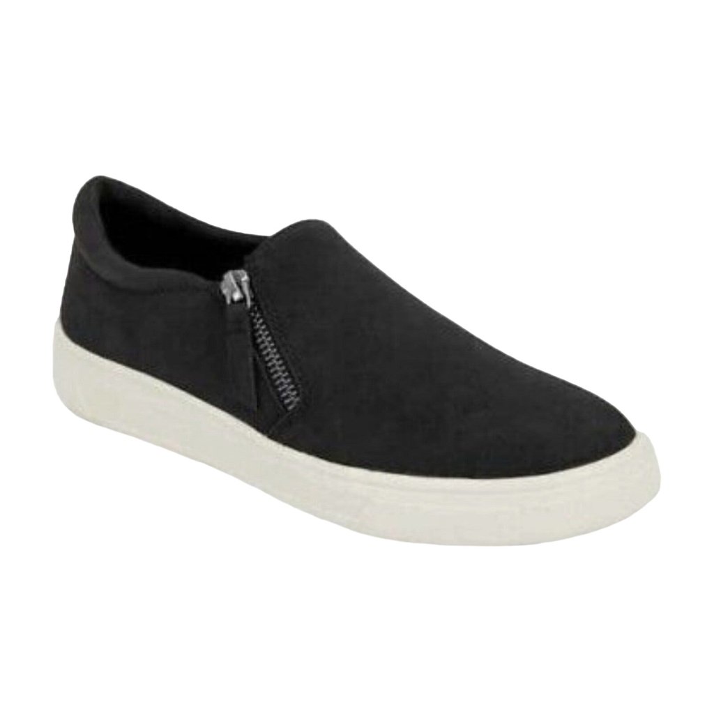 Kensie 7.5 Sneaker Woman Soren Zip Side Slip-On Shoe Minimalist Athleisure Casua — image 2 of 8